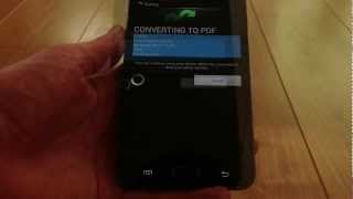 The File Converter on a Galaxy Note