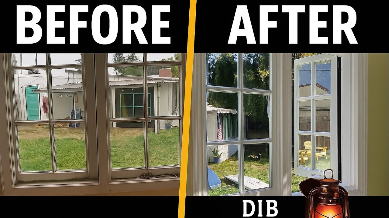 Paint Outdated Windows Prep and Repaint Old Windows and Door #windowpainting # ...