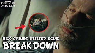 The Walking Dead: The Ones Who Live Deleted Scene 'Rick Grimes Wakes Up In Hospital' Breakdown