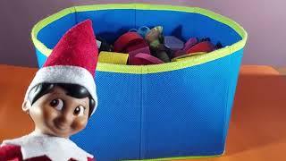 Elf on the shelf surprise egg toy fun reviews toy kinder eggs