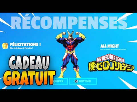 NOUVELLE PIOCHE MY HERO ACADEMIA GRATUITE SUR FORTNITE CHAPITRE 4 SAISON 1 