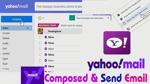 How to Compose and Send Emails from Yahoo Account