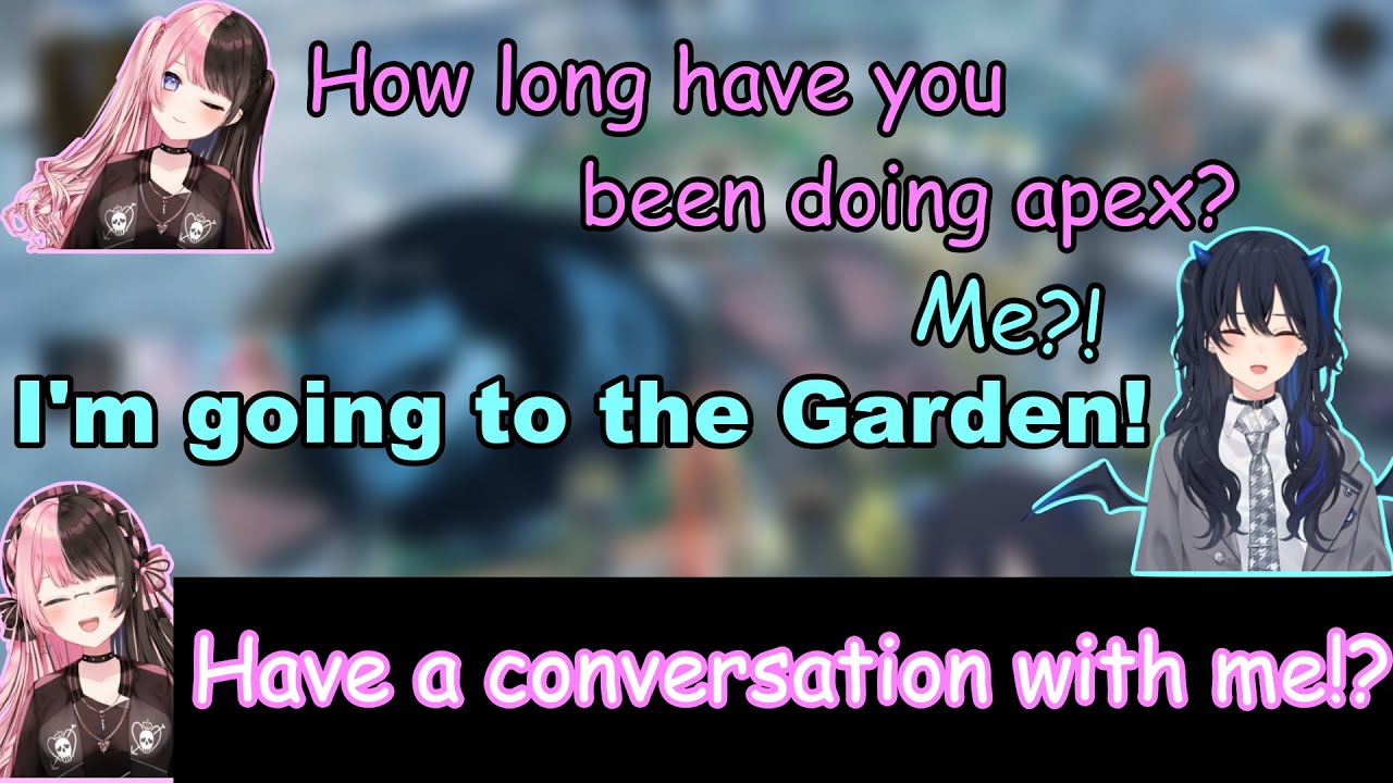 [Vspo/Eng sub] Уруха впервые за долгое время наслаждается игрой в Apex [Hinano/Mimi/Uruha/apex