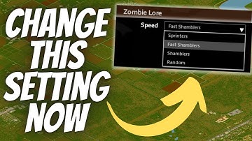 You NEED to go change this Zombie Setting