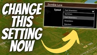 You NEED to go change this Zombie Setting screenshot 4