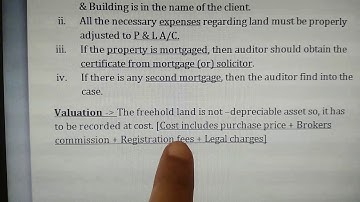 Verification and valuation of assets