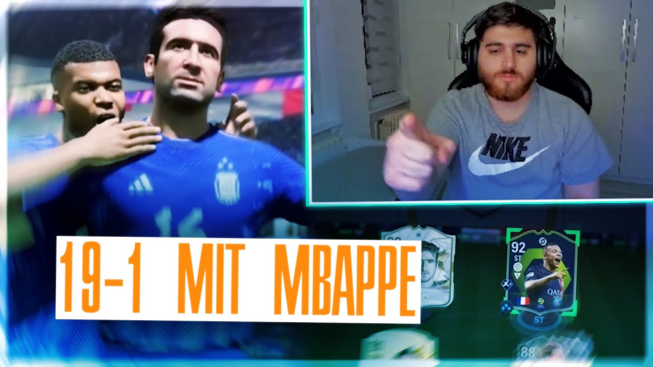 19-1 MIT MBAPPE POTM, CANTONA THUNDERSTRUCK ICON usw. 🔥 | GOAT GEZOGEN ...