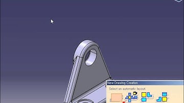 CATIA V5 - DRAFTING - FRONT VIEW [카티아스쿨]
