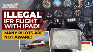 IPAD illegal for IFR Flight? PAPERLESS CHART Rules | Mooney N7183V Story