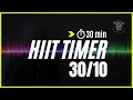 My prefered interval timer for upper body 30 sec on  10 sec off with music  mix 67