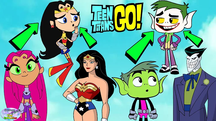 Teen Titans Go! Transforms Raven Starfire Joker Batman Surprise Egg and Toy Collector SETC