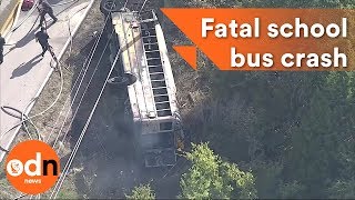 Fatal school bus crash in Texas