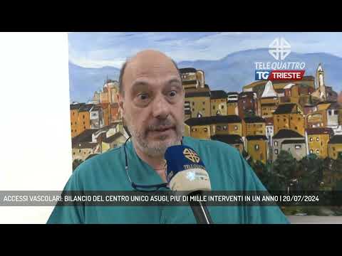 ACCESSI VASCOLARI: BILANCIO DEL CENTRO UNICO ASUGI, PIU' DI MILLE INTERVENTI IN UN ANNO | 20/07/2024