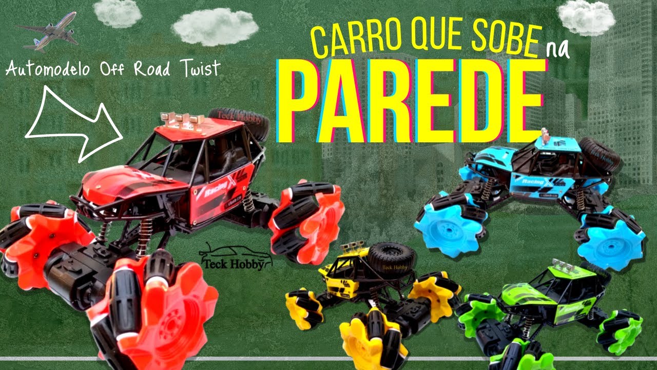 Carrinho De Controle Remoto 4x4 Off Road Twist