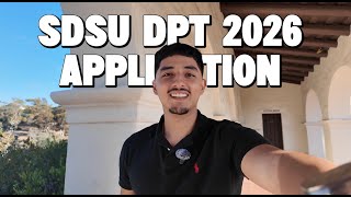 SDSU DPT 2026 application
