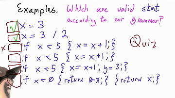 Valid Statements Solution - Programming Languages