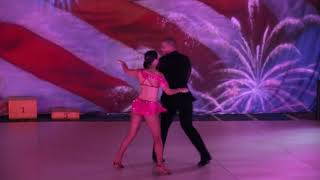 Uriel Garcia &amp; Vera Rowe Show at the 2018 Washington Open DanceSport Competition