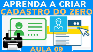 Criando Cadastro do Zero | Cadastrar, Editar, Atualizar, Excluir, Imprimir Ficha, Pesquisar Aula 9