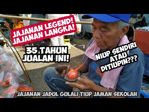 35 Tahun Berjualan Permen Gulali Jajanan Sekolah | They Call It Sugar Candy | Indonesian Street Food