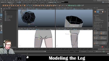 Autodesk Maya: Modeling the Leg