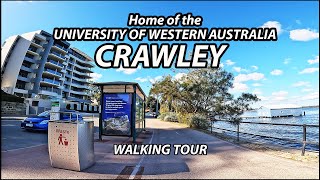 Walking Tour: Suburb CRAWLEY in Perth, Western Australia (Neighbourhood of University of WA)