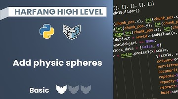 Add physic spheres in Python with Harfang High Level