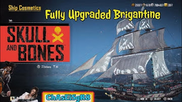 Skull and Bones ☠️ Fully Upgraded Brigantine ⛵
