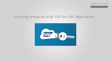 Single Sign On For SAP Applications by Softex Inc.