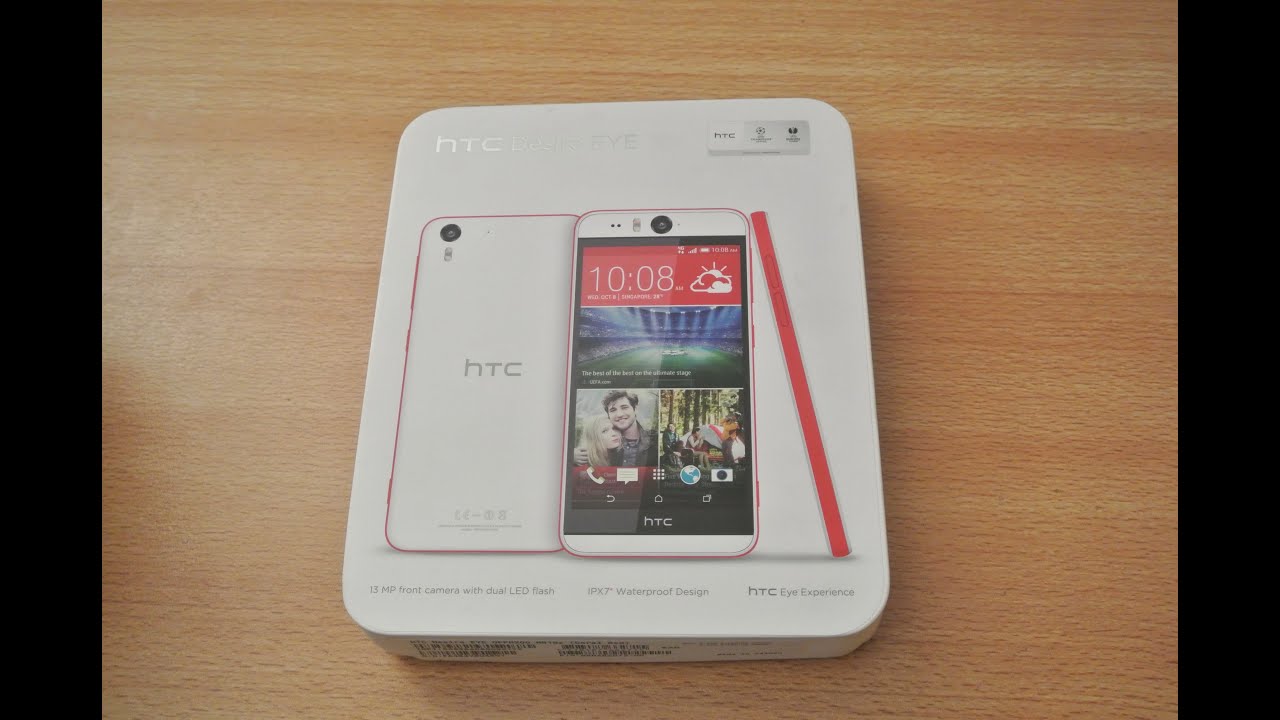 HTC Desire Eye - Unpacking and Setup