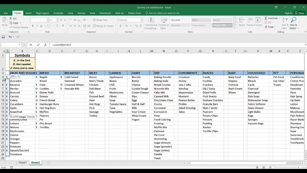 Shopping List Template Excel from i.ytimg.com