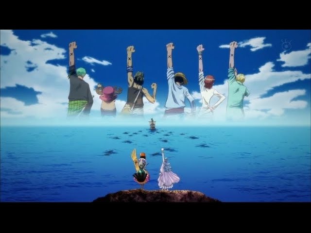 One Piece UP - Essa parte da despida do Going Merry foi bem triste. 💔 Quem  ai chorou com a cena de despedida? 😅 ~Edhy🍊