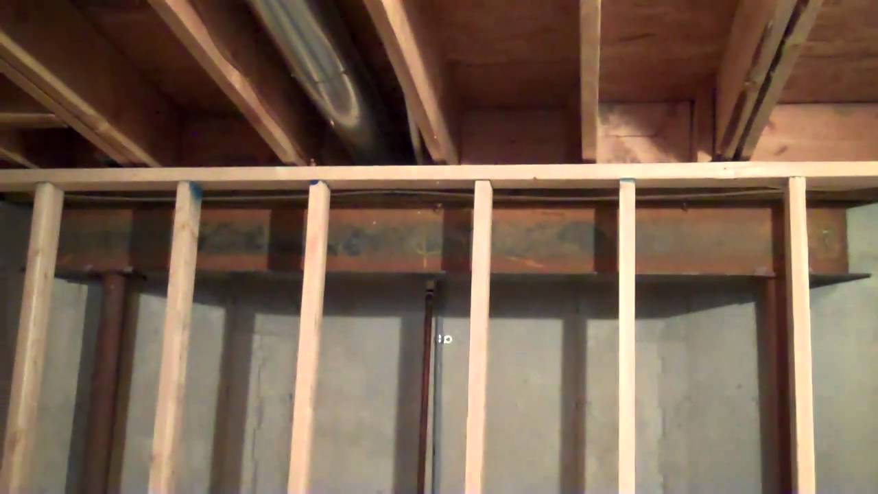 Gap Between Basement Wall And Ceiling Joistmp4 YouTube