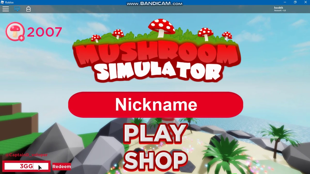 Codes For Mushroom Simulator