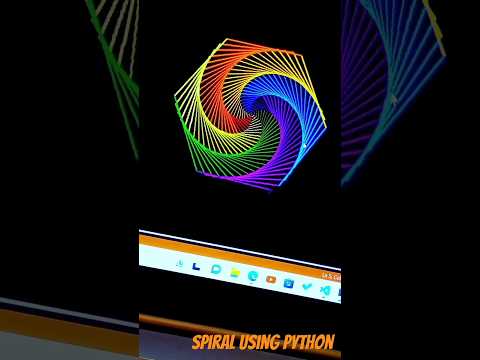 Draw Colorful Spiral