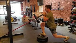 Celebrity Landmine Reverse Lunge (Front Foot Elevated) Wealth