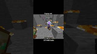 Defeating a Builder on Eupvp #minecraft #crystal #cpvp #pvp #viral