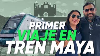 VIAJAMOS por PRIMERA VEZ en el TREN MAYA!!!  #yucatán