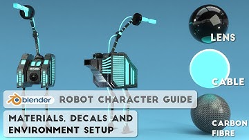 Guide to Making a Robot Character Part 4 - Materials and Scene Setup