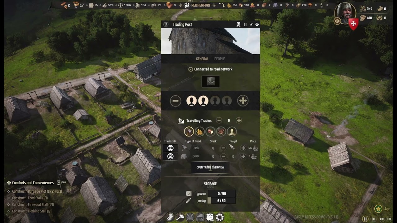 Manor Lords (Demo) Результаты за первый игровой год