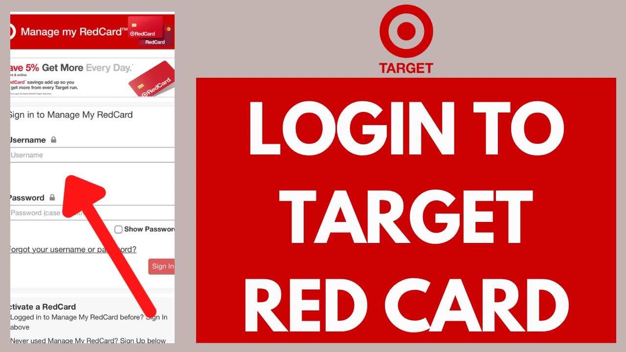 Target Red Login Tutorial: How to in Target Credit Card Online (2023) - YouTube