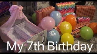 Opening Presents, Lol series 4 opening/unboxing Big Surprise, baby alive &amp; More, My 7th Birthday.