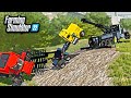 HEAVY RESCUE! WINCHING A TIPPED-OVER SEMI-TRUCK OFF CLIFF! | FARMING SIMULATOR 22