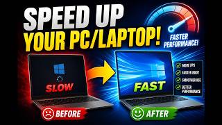 Make Your Computer & Speed Up Laptop 200% Faster