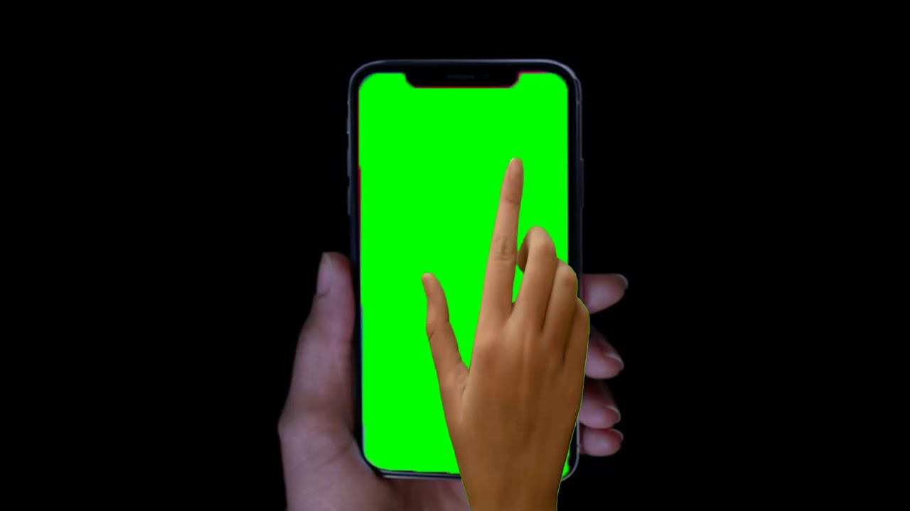 how to put a green screen on a video iphone