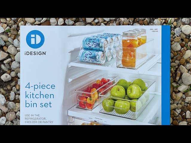 iDesign 4-Piece Recycled Kitchen Organization and Storage Set