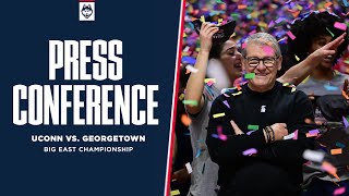 Postgame Press Conference | UConn vs. Georgetown | BIG EAST Championship