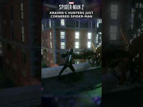 Spider-Man ambushed by Kraven's Hunters