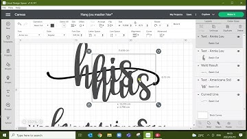 How to slice and weld in Cricut Design Space v7.4.141