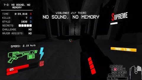 Speedrunning a random ultrakill level every day until i start hrt | Day 7 (7-3)