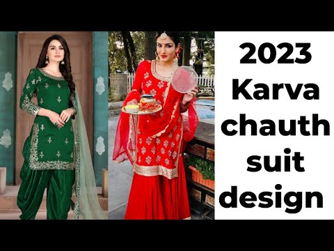 durga pooja karva chauth pure viscose readymade suit